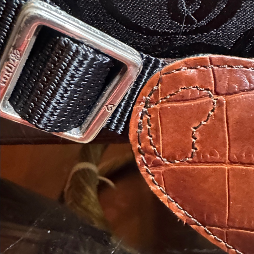 Brighton Croc-Embossed Leather Bag 18inches by 12. - Picture 14 of 16